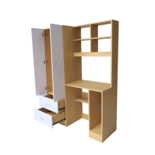 JUSTIN Laminated Study Table with Cabinet