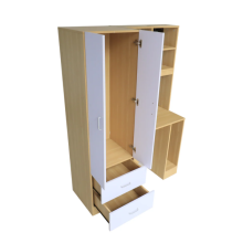 JUSTIN Laminated Study Table with Cabinet