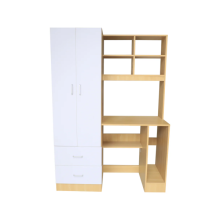 JUSTIN Laminated Study Table with Cabinet