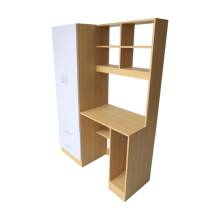 JUSTIN Laminated Study Table with Cabinet