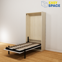 Q68 - MANUAL VERTICAL WALL BED 1500x1900mm 60in x 75in Queen Size Bed