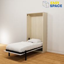 Q68 - MANUAL VERTICAL WALL BED 1500x1900mm 60in x 75in Queen Size Bed