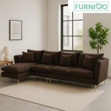 ARMANI L-Shape Fabric Sofa