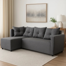 SARAH Corner L-Shape Fabric Sofa