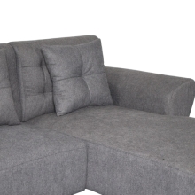 MICAH L-Shape Fabric Sofa