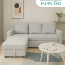 DARCY Sofabed with Storage Chaise
