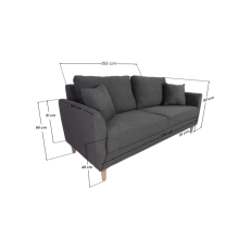 ASTRO 3 Seater Fabric Sofa