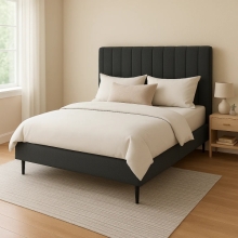 MARCY Queen Upholstered Bed Frame