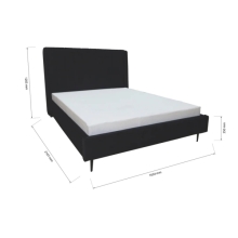 MARCY Queen Upholstered Bed Frame