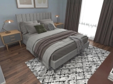 MARCY Queen Upholstered Bed Frame